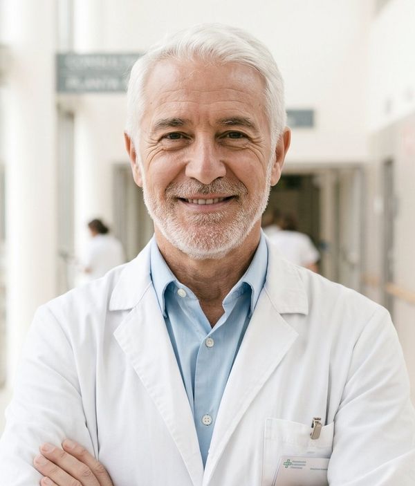 Médico de perfil abierto